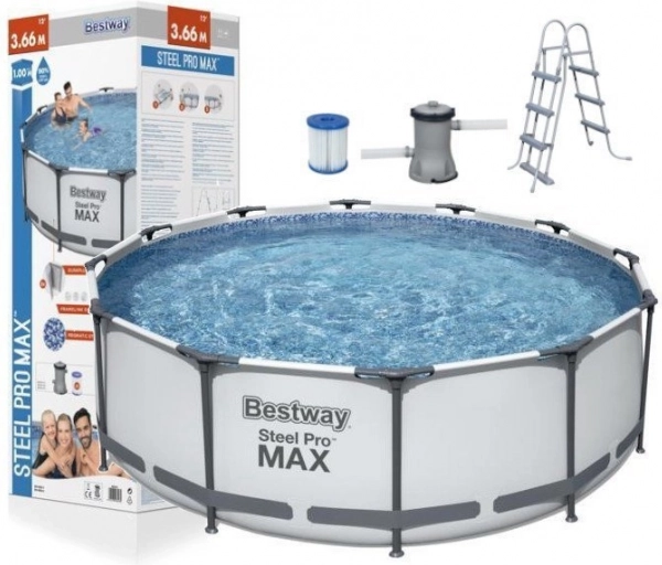 Basen ogrodowy z konstrukcją 366 x 100 cm Bestway
