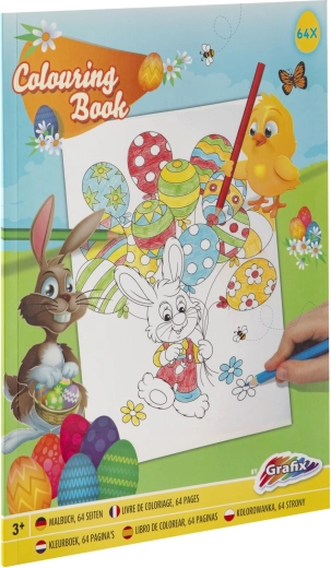 Książka wielkanocnych kolorowanek A4