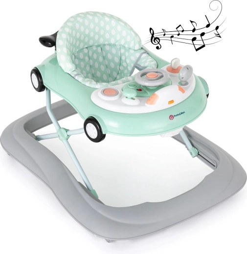 Petite&Mars chodzik Cabrio green z dźwiękiem