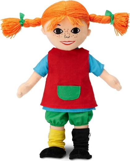 Micki of Sweden Pippi Pończoszanka miękka szmaciana lalka 30 cm