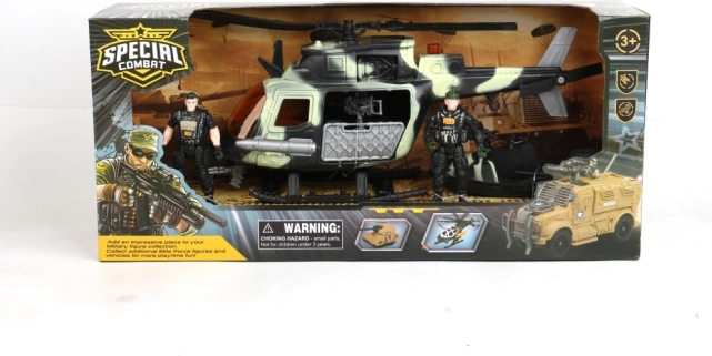 Wojskowy helikopter z miejscem na bagaż