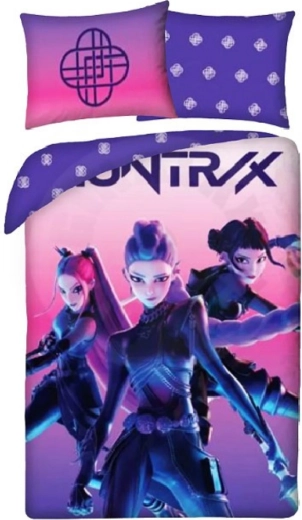Bawełniana pościel K-Pop Demon Hunters Huntrix 140 × 200 cm