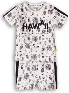 Dziecięcy letni zestaw DIRKJE C-SO BRIGHT Lifeguard, biało-granatowy