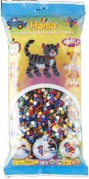 Koraliki do zaprasowywania Hama MIDI kolorowe 6000 szt.