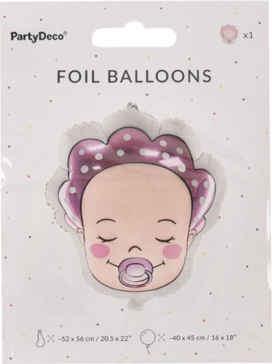 Foliowy balon z napisem BABY 40 × 45 cm