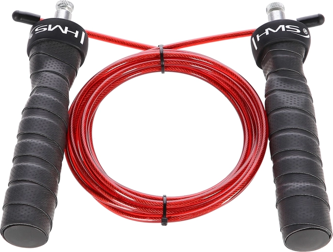 Szybka skakanka HMS SK48 z stalową linką i łożyskami