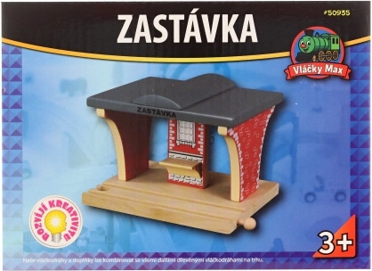 Maxim drewniany przystanek
