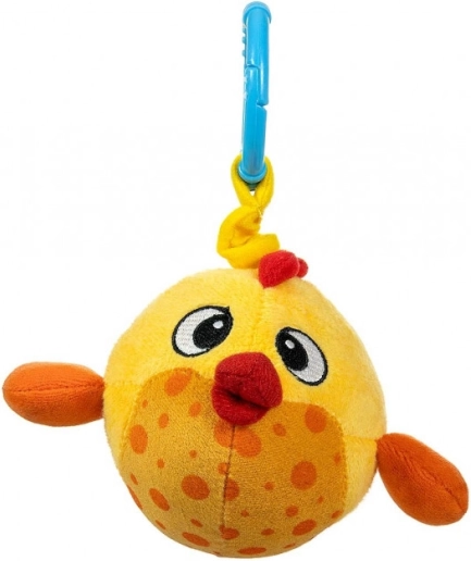 Zawieszana pluszowa rybka Baby Fish żółta