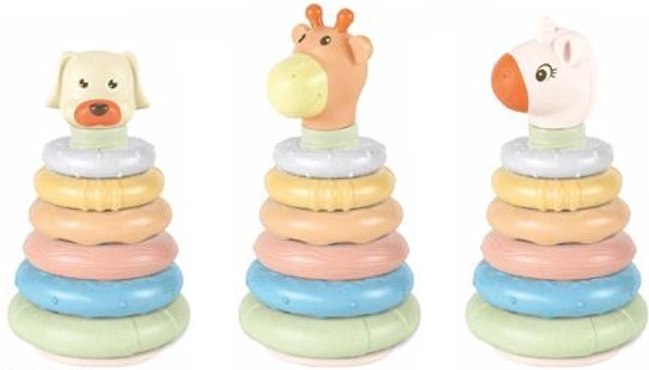 Składana sensoryczna piramida dla niemowląt