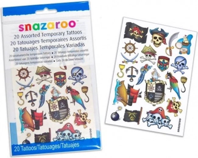 SNAZAROO Tatuaże Adventure 20 obrazków