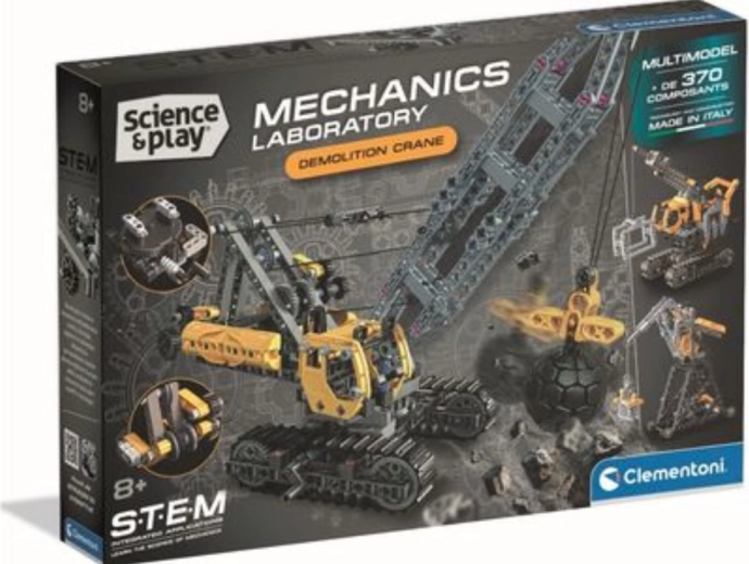 Clementoni Science & Play Laboratorium mechaniki: ciężarówka wyburzeniowa
