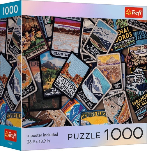 Puzzle Trefl Amerykańskie pamiątki 1000 elementów