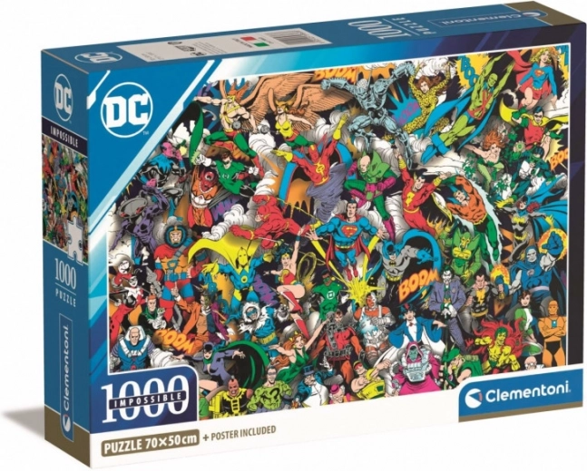 Puzzle 1000 elementów Impossible DC Comics