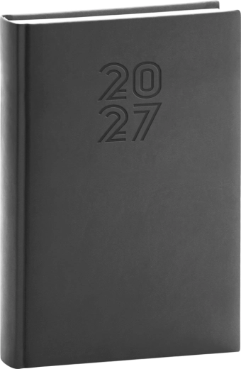 Notique dzienny terminarz Aprint 2027 czarny 15 × 21 cm