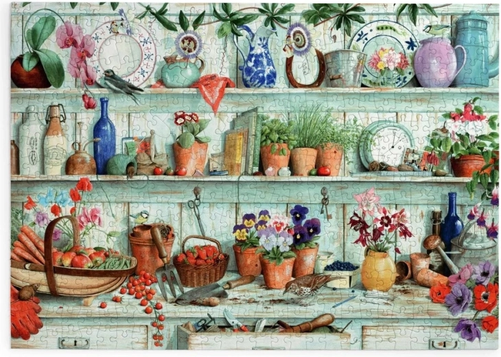 Puzzle House of Puzzles Kwiaty i plony, 500 dużych elementów