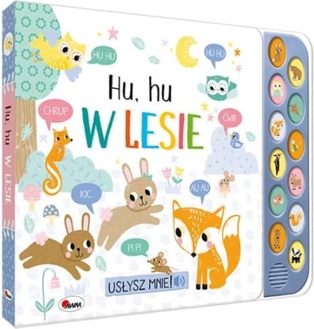 Usłysz mnie! Hu hu w lesie – dźwiękowa książeczka sensoryczna