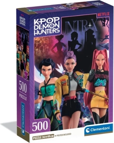 Clementoni puzzle 500 elementów K‑Pop Demon Hunters 2