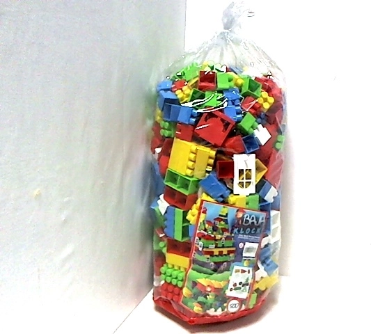 Plastikowe klocki konstrukcyjne – 500 elementów