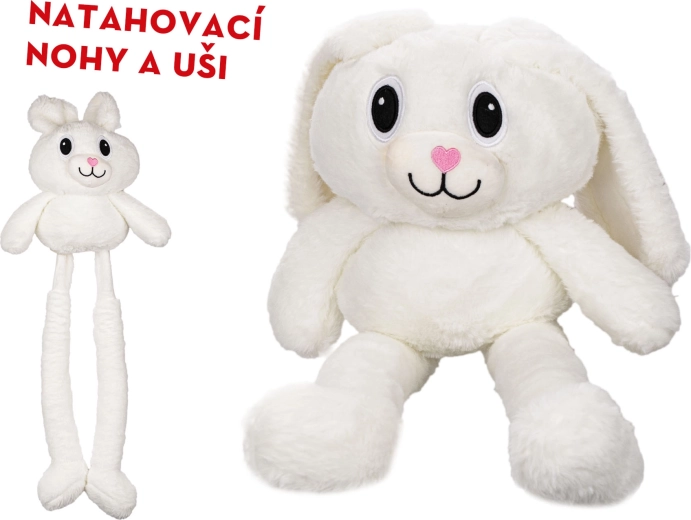 Pluszowy królik 80 cm z długimi uszami i nogami