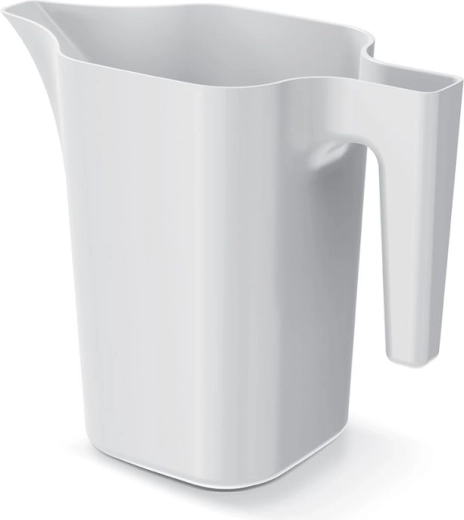 Plastowa konewka do podlewania 1,8 l biała