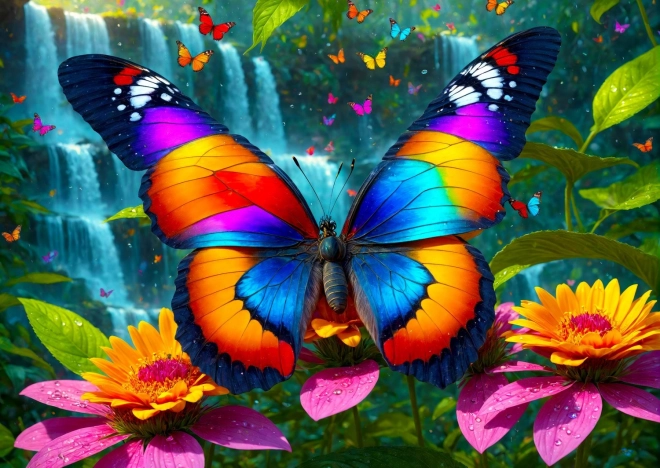 Enjoy puzzle motyl w lesie 1000 elementów
