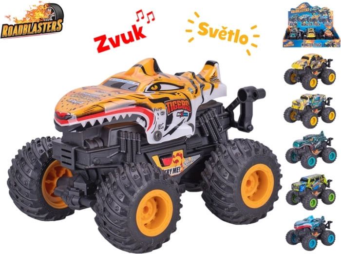 Roadblasters monster truck 12 cm ze światłem i dźwiękiem