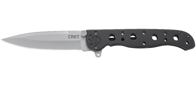 Nóż składany CRKT M16 Spear Point, 8 cm, czarny, stal nierdzewna