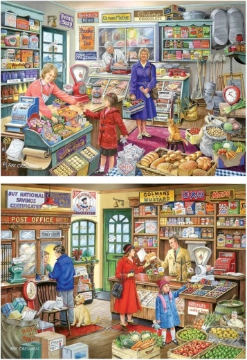 Puzzle W sklepie 2 × 500 elementów
