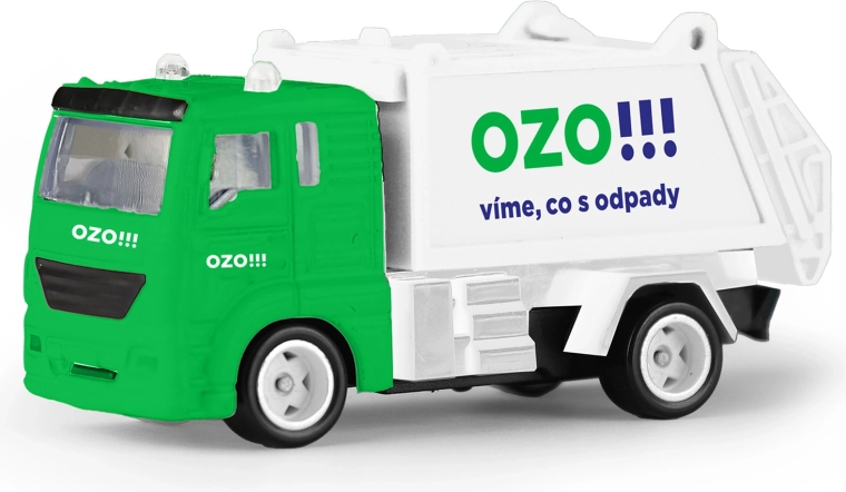 Metalowy śmieciarka OZO 7 cm