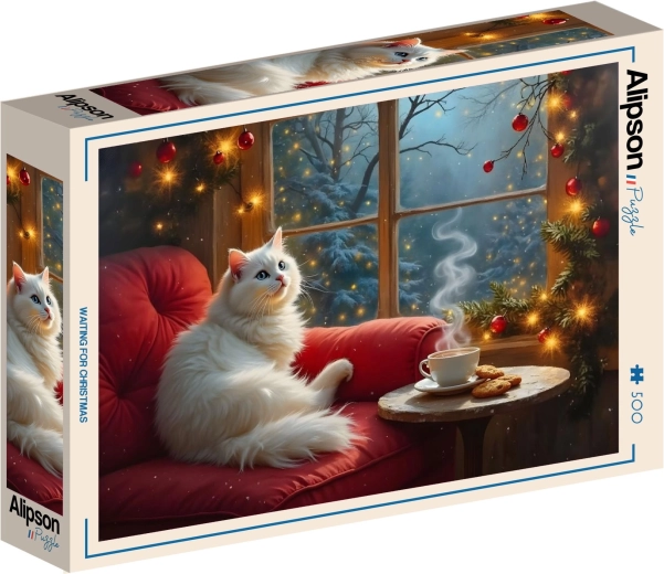 Puzzle Alipson „Oczekiwanie na Boże Narodzenie” 500 elementów