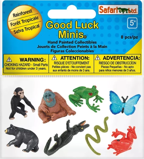 Safari Ltd. Good Luck Minis funpack las deszczowy