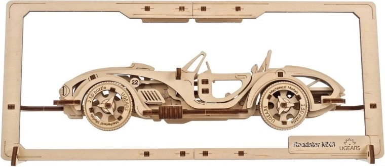 Ugears drewniane puzzle mechaniczne Roadster mk3 2,5D