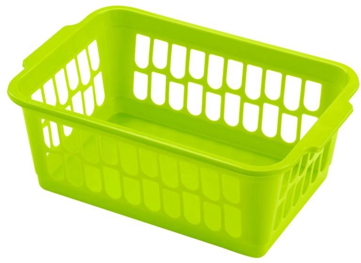 Plastowy koszyk 30 × 20 × 11 cm mix kolorów