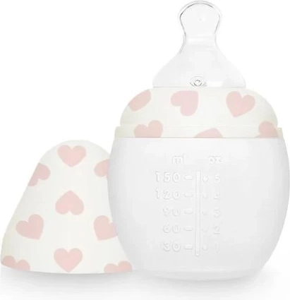 Antykolkowa butelka dla niemowląt Élhée 150 ml Full of Love Pink