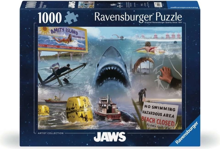 Puzzle Ravensburger Artist Collection: Szczęki 1000 elementów