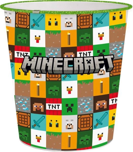 Plastowy kosz na śmieci MINECRAFT 5 l