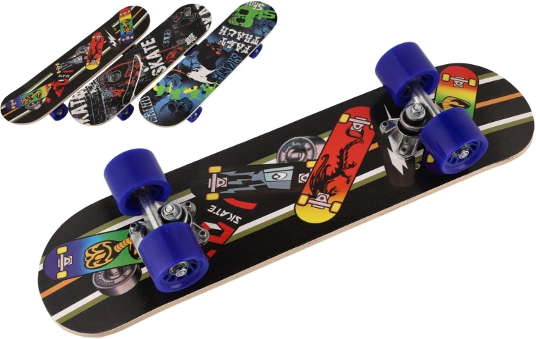 Dziecięcy skateboard 60 cm z klonu, 3 kolory