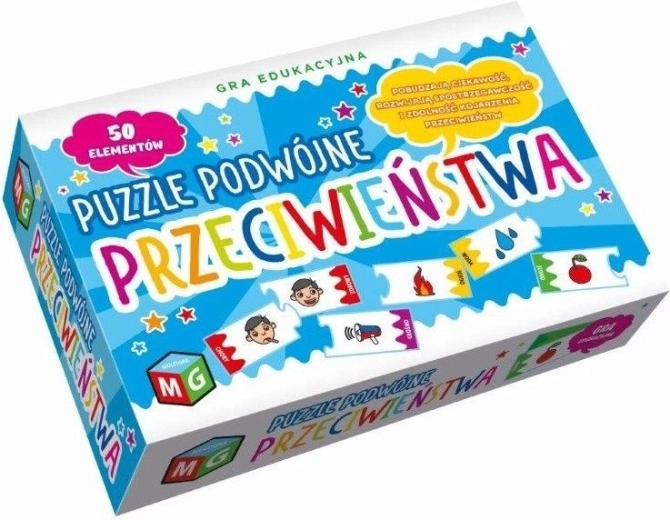 Edukacyjna gra Puzzle – przeciwieństwa