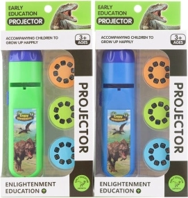 Projektor z dinozaurami dla dzieci