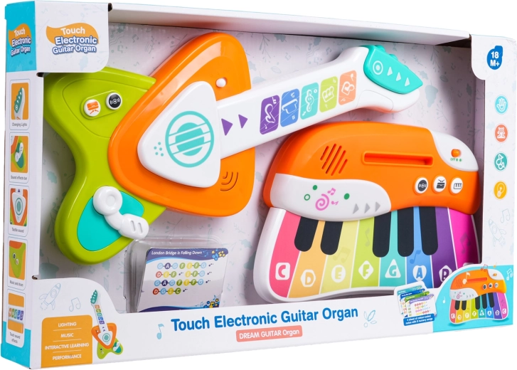 Zestaw dotykowych instrumentów muzycznych dla najmłodszych