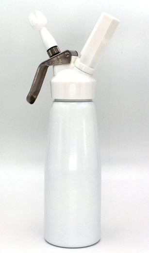 Butelka do bitej śmietany 0,5 l biała LISS Home Chef