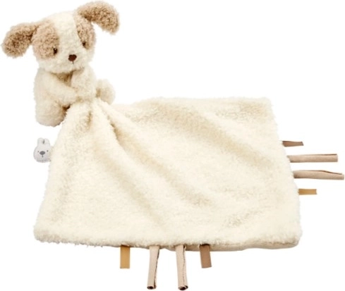 Nattou przytulanka kocyk Teddy piesek 27 × 27 cm