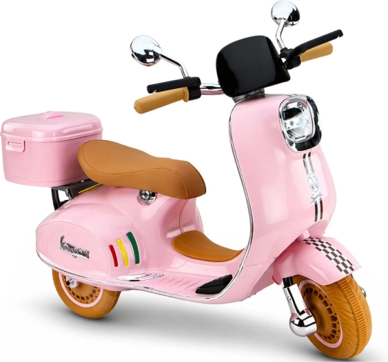 Dziecięca elektryczna Vespa różowa