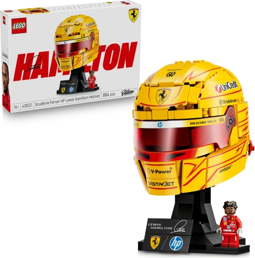 LEGO Editions kask Lewisa Hamiltona Scuderia Ferrari HP