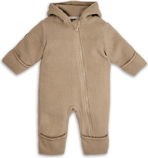 Lodger zimowy kombinezon dla noworodka Teddy beige