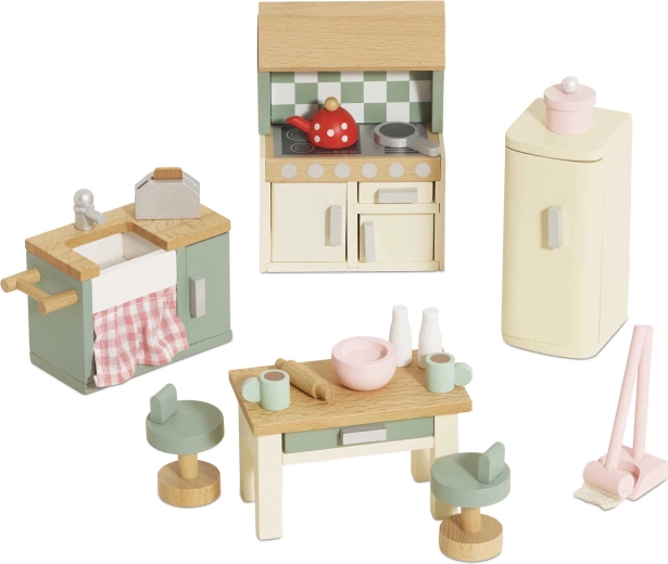 Le Toy Van drewniane meble kuchenne do domku dla lalek Daisylane