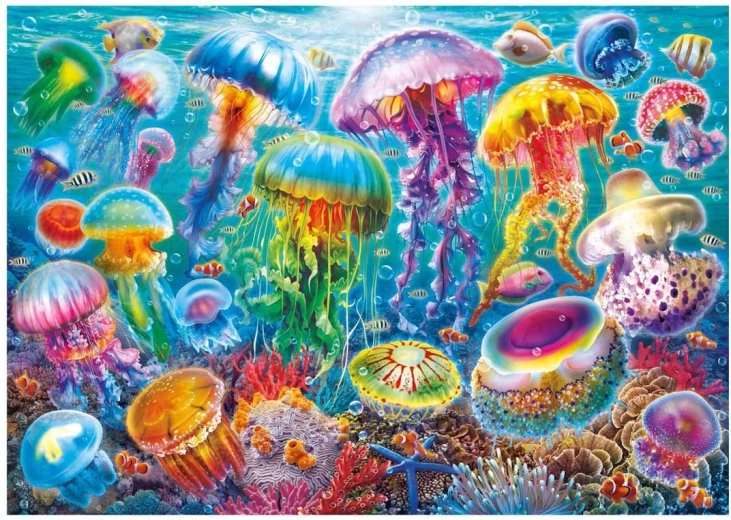 Puzzle meduzy 1000 elementów