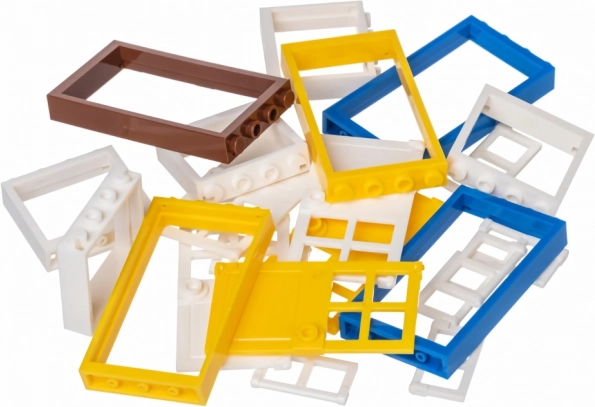 L-W Toys kreatywny zestaw kolorowych okien i drzwi