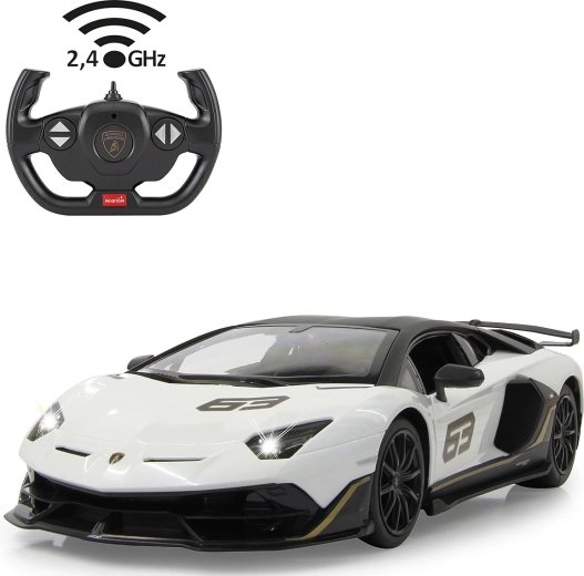 Jamara Lamborghini Aventador SVJ Performance RC auto 1:14 białe 2,4 GHz - 1 szt.