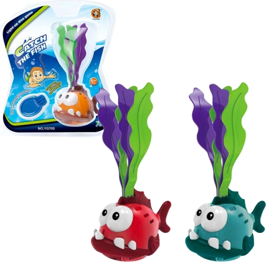 Nurek-rybka ze światłem – zabawka do wody (3 rodzaje)